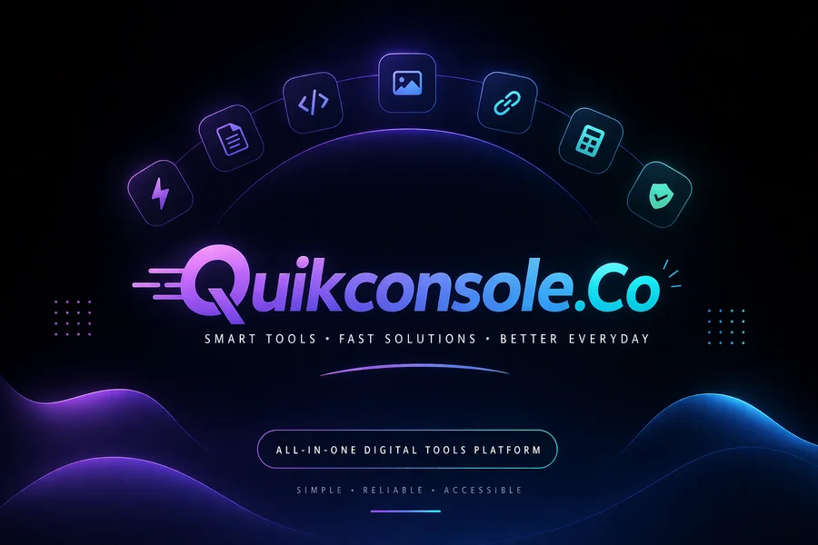 Quikconsole Complete Guide to Smart Online Tools Quikconsole.Co
